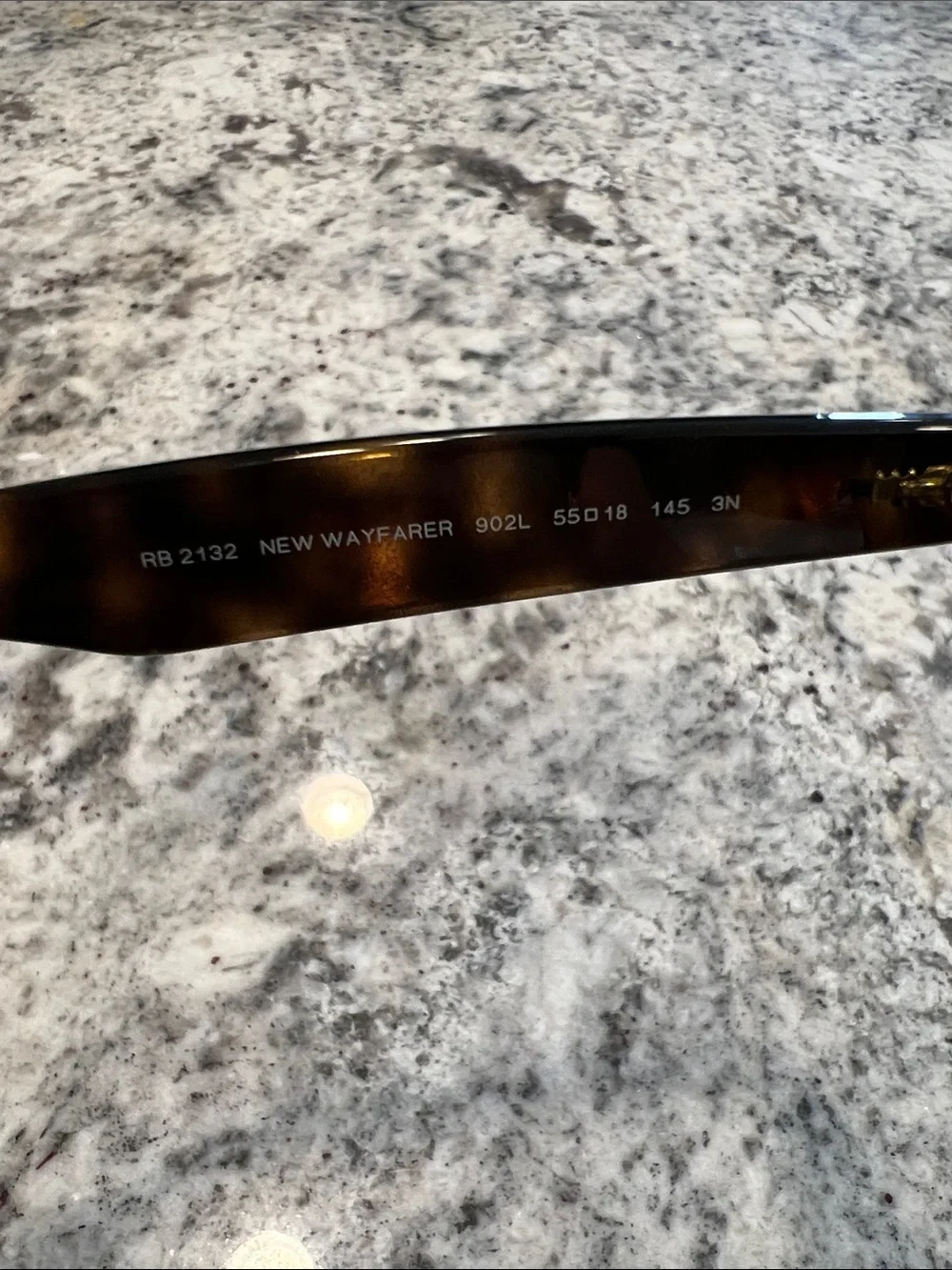 Ray-Ban Tortoise Frame Sunglasses with Green Lenses
